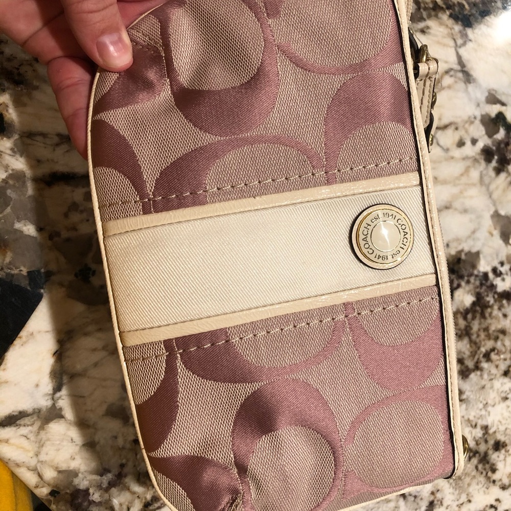 Coach wristlet - never used.
